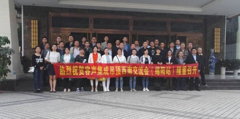 容聲區(qū)域市場交流會 綿陽站合影