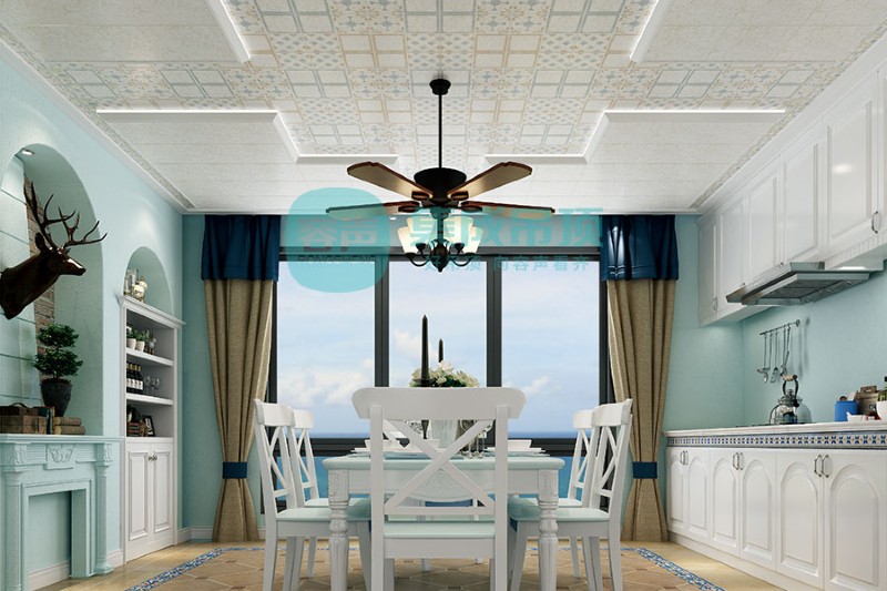 容聲集成吊頂?shù)刂泻ｏL(fēng)格