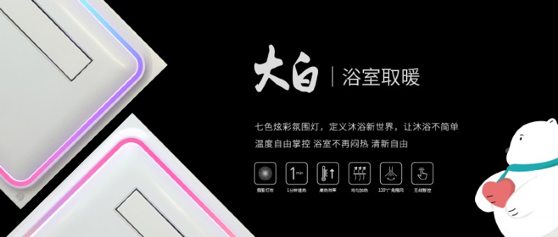 容聲集成吊頂大白浴室取暖器