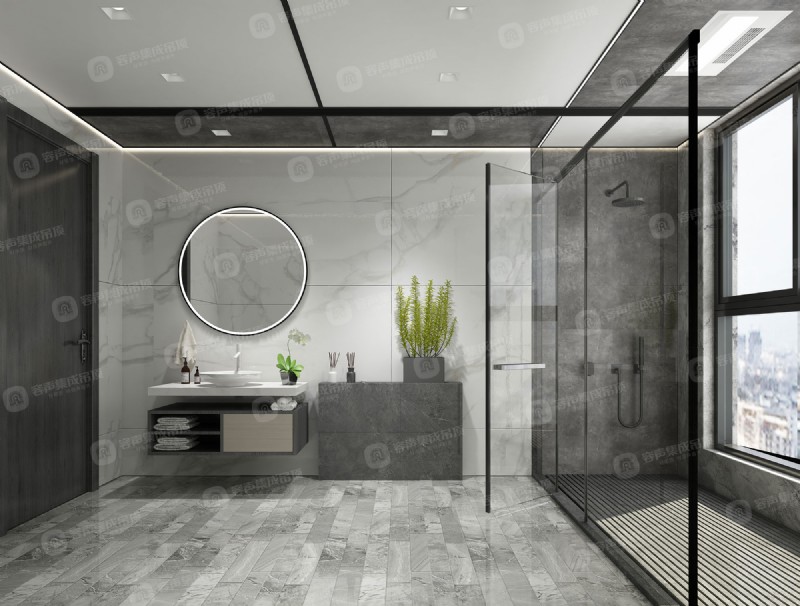 容聲集成吊頂美式工業(yè)衛(wèi)浴效果圖