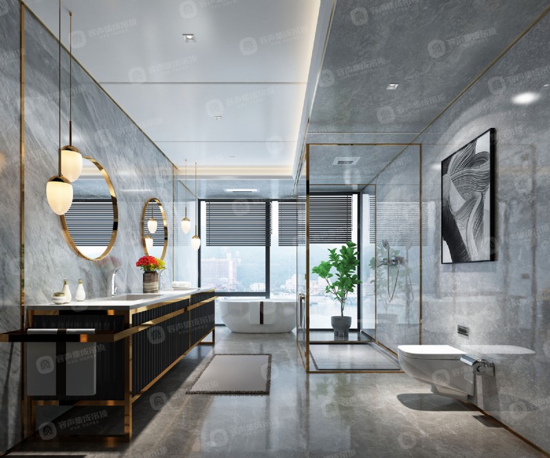 容聲集成吊頂無膠大板效果圖