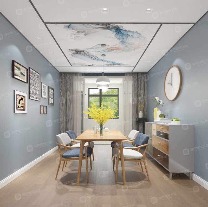 容聲集成吊頂無(wú)膠大板效果圖