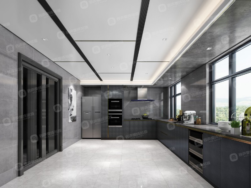 容聲集成吊頂無(wú)膠大板效果圖