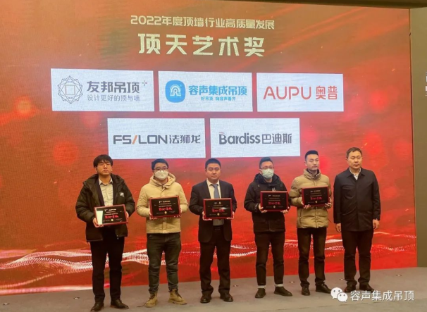 見證品牌的力量 | 容聲集成吊頂榮獲“頂天藝術(shù)獎(jiǎng)”！